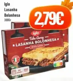 Belita Iglo lasanha bolonhesa promoção