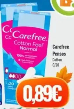 Belita Carefree Pensos Cotton promoção