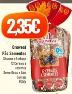 Belita Oroweat pão sementes promoção