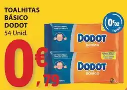 E.Leclerc toalhitas básico dodot promoção