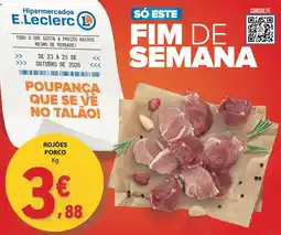 E.Leclerc Rojões porco promoção