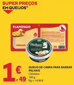 E.Leclerc Queijo de cabra para barrar palhais cremoso promoção