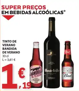 E.Leclerc Tinto de verano bandida de verano promoção