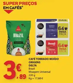 E.Leclerc Café torrado moído origens delta promoção