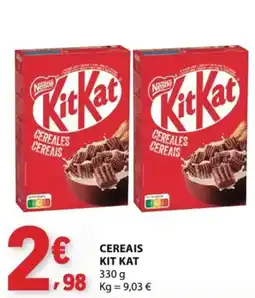 E.Leclerc Cereais kit kat promoção