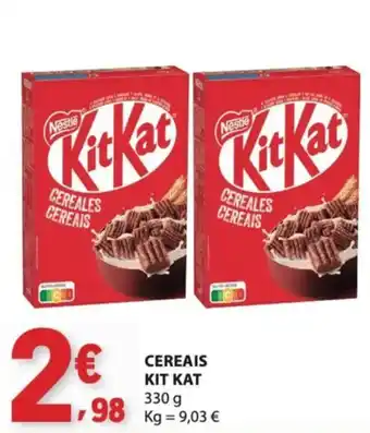 E.Leclerc Cereais kit kat promoção