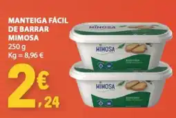 E.Leclerc Manteiga fácil de barrar mimosa promoção