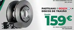 Feu Vert Pastilhas bosch oh+ discos de travão promoção