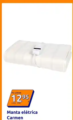 Action Manta elétrica Carmen promoção