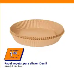 Action Papel vegetal para aifryer Dumil promoção