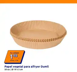 Action Papel vegetal para aifryer Dumil promoção