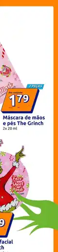 Action Máscara de mãos e pés The Grinch promoção