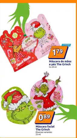 Action Máscara de mãos e pés The Grinch promoção