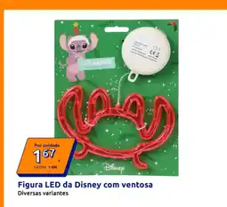 Action Figura led da disney com ventosa promoção