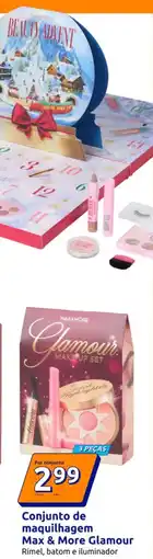 Action Conjunto de maquilhagem Max & More Glamour promoção