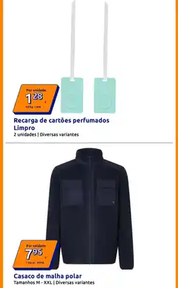 Action Recarga de cartões perfumados limpro promoção