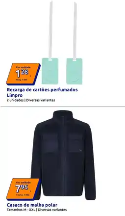Action Recarga de cartões perfumados limpro promoção