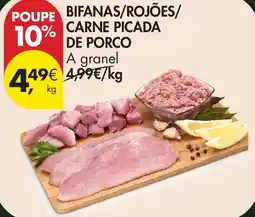 Pingo Doce Bifanas/rojões/carne picada de porco promoção