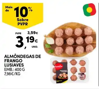 Almôndegas de frango lusiaves