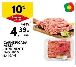 Continente Carne picada mista continente promoção