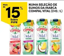 Continente Compal Vital promoção