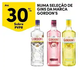 Continente gins da marca gordon's promoção