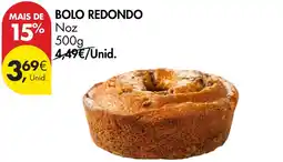 Pingo Doce Bolo redondo noz promoção