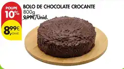 Pingo Doce Bolo de chocolate crocante promoção