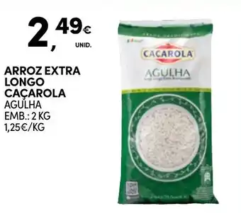 Arroz extra longo cacarola agulha