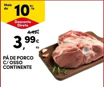 Pá de porco c/ osso continente
