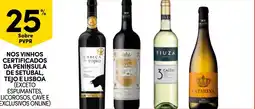 Continente Nos vinhos certificados da peninsula de setúbal, tejo e lisboa promoção