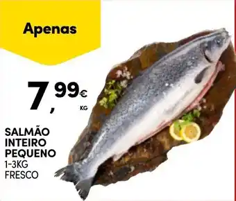 Salmão inteiro pequeno