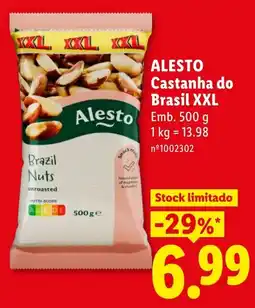 Lidl Alesto Castanha do Brasil XXL promoção