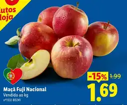 Lidl Maçã Fuji Nacional promoção