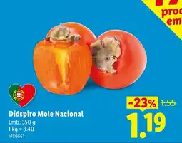 Lidl Dióspiro Mole Nacional promoção
