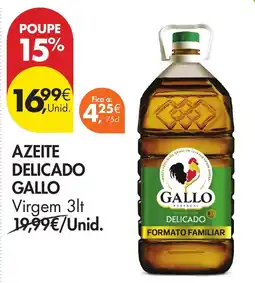 Pingo Doce azeite delicado gallo promoção
