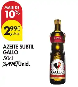 Pingo Doce azeite subtal gallo promoção