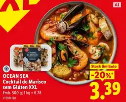 Lidl Ocean Sea cocktail de marisco sem glúten xxl promoção