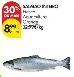 Pingo Doce Salmão inteiro promoção