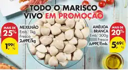 Pingo Doce Ameijoa branca promoção