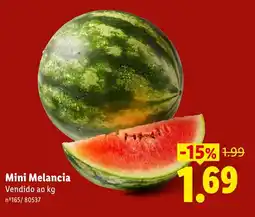 Lidl Mini Melancia promoção