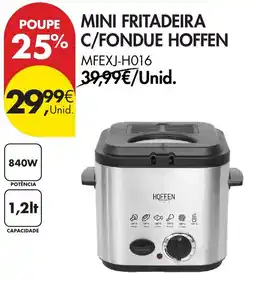 Pingo Doce mini fritadeira c/fondue hoffen promoção
