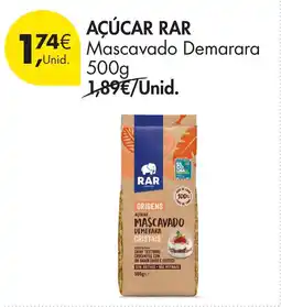 Pingo Doce Açúcar rar mascavado demarara promoção
