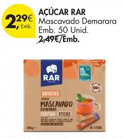 Pingo Doce Açúcar rar mascavado demarara promoção