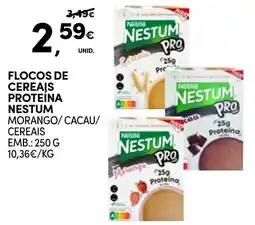 Continente Flocos de cereais proteína nestum promoção