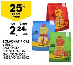 Continente Bolachas picks vieira promoção
