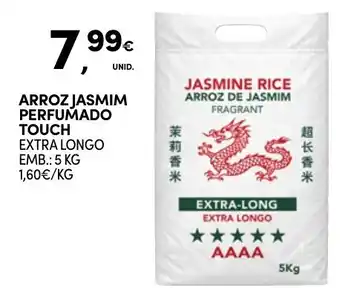 Continente Arroz jasmim perfumado touch promoção