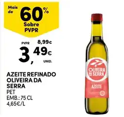 Continente azeite refinado oliveira da serra promoção