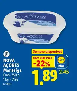 Lidl Nova Açores Manteiga promoção