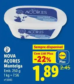 Lidl Nova Açores Manteiga promoção